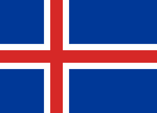 Iceland Flagge